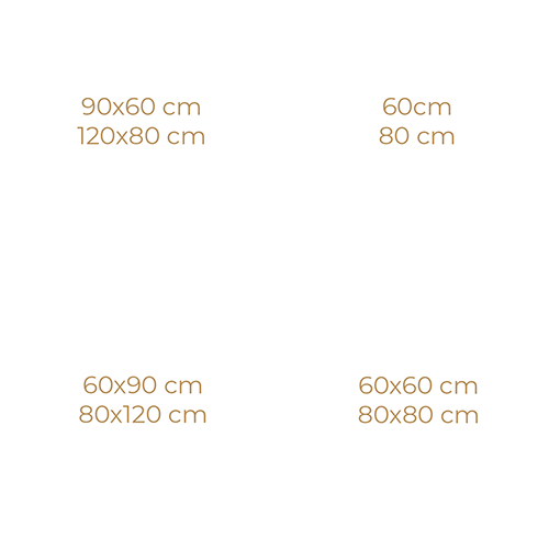 Lilolux Matenwijzer - 4 Categorieen - Maten Klein - 500x500