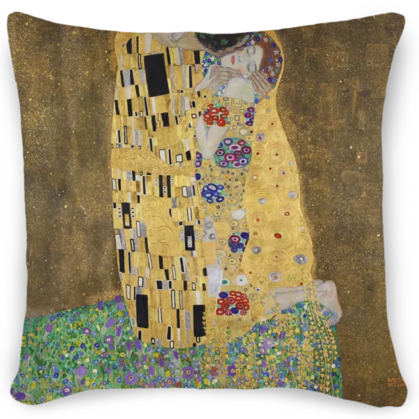 06Y2 - Gustav Klimt The Kiss - Fotokunst Sierkussen