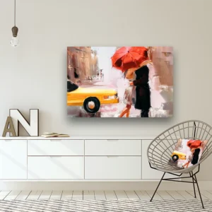 Dibond Gallery 120x80 - Romance Painting - Fotokunst Wanddecoratie Horizontaal - nieuw