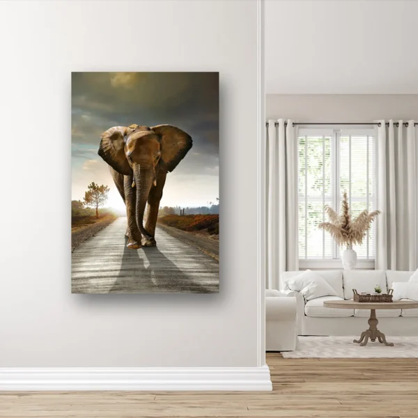 Size Variation 100x150 - Lost Elephant - Fotokunst Wanddecoratie Verticaal