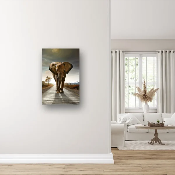 Size Variation 60x90 - Lost Elephant - Fotokunst Wanddecoratie Verticaal