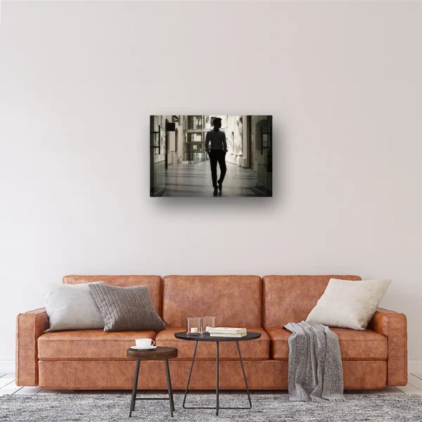 Size Variation 90x60 - Charming Man - Fotokunst Wanddecoratie Horizontaal
