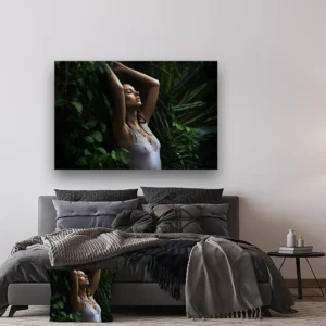 Dibond Gallery 150x100 - Sensual Forest Girl - Fotokunst Wanddecoratie Horizontaal