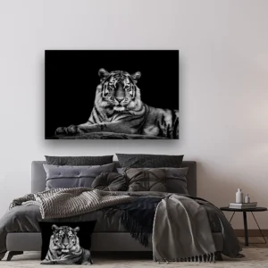 Dibond Gallery 150x100 - The Tiger - Fotokunst Wanddecoratie Horizontaal