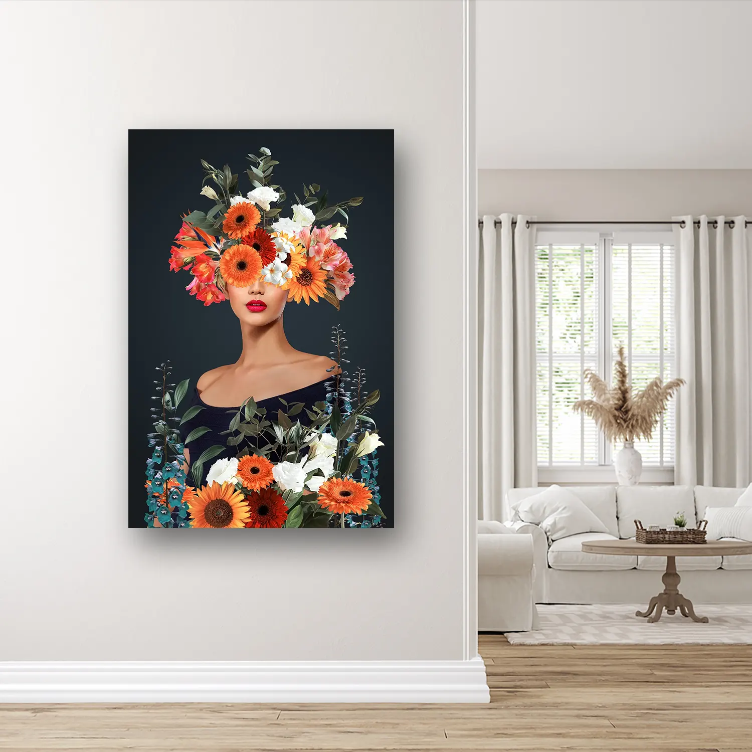 Size Variation 100x150 - Romance Lady - Fotokunst Wanddecoratie Verticaal